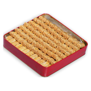  Abu Afif Sweets - Baklava Fingers (Assabeh) Cashew 1Kg 