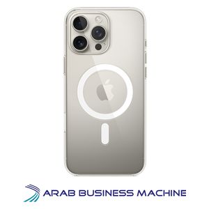  حافظة موبايل ابل لجهاز ايفون 16 برو ماكس - شفاف 