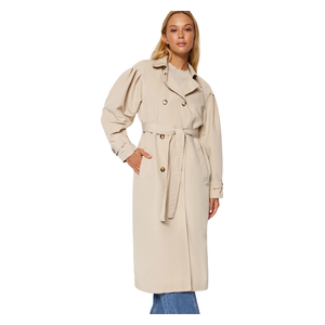 Trendyolmilla Women’s Long Coat - Beige