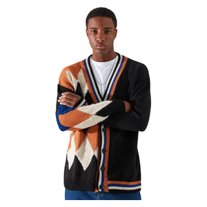 سترة ترينديول مان الرجالية ذات مقاس واسع - اسود