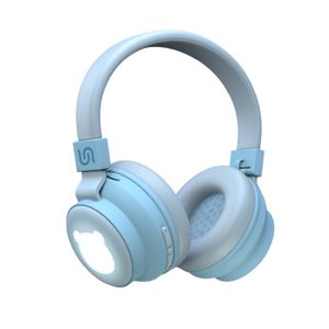 Porodo PD-STWLEP004-BU - Bluetooth Headphone Over Ear For Kids - Blue