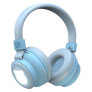 Porodo PD-STWLEP004-BU - Bluetooth Headphone Over Ear For Kids - Blue