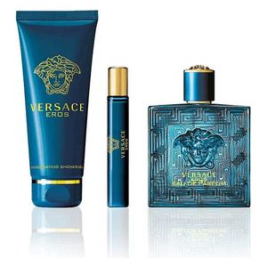  Versace Eros Perfume Set for Men with Shower Gel - Mini Perfume 