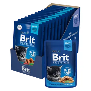 Brit Chicken for Kitten Cat Food - 24 Piece