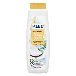  Isana Cremebad Shampoo - Gently cleanses hair with coconut and vanilla scent, 750 ml 