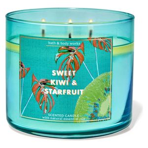  شمعة بثلاثة فتائل سويت كيوي & ستار فروت 411 غم 