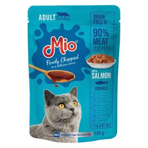Mio With Salmon Cat Food - 100g