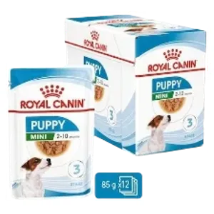 Royal Canin Mini Puppy Pouch Food - 12 Piece