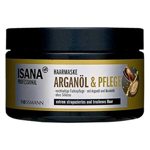  Isana Professional Argan Oil & Care Hair Mask - Deep Repair Treatment, 250 ml 