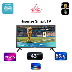  Hisense 43-Inch 43A4K Series - Smart TV - 4K - FHD - LED - 60Hz 