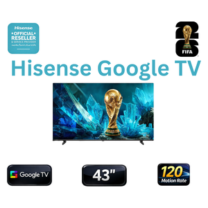  شاشة هايسنس 43-إنش فئة A6500N - سمارت - 4K UHD - LED - 60 هرتز - جوجل تي في 