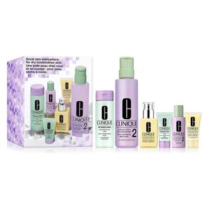  Clinique Great Skin Everywhere Gift Set Dry Combination 6 PCS 