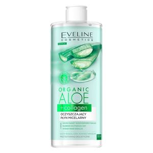  ايفلين كوزمتكس ماء ميسيلار مزيل مكياج بخلاصة الألوفيرا والكولاجين - 500 مل 