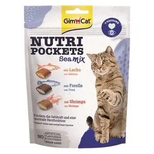 GimCat Sea Mix Cat Snack - 150g