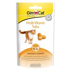 GimCat Multi Vitamin Tabs Cat Snack - 40g