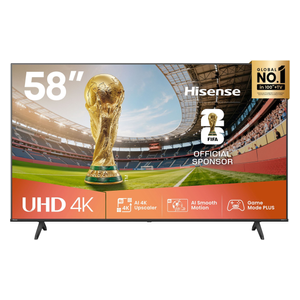  شاشة هايسنس - 58 انش - 4K - UHD - نظام فيدا - 60 هيرتز - A61Q - اسود 