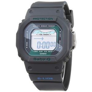  Casio Watch BLX-560VH-1DR For Men - Digital Display, Resin Band - Gray 