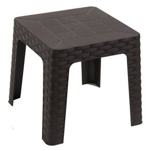  Rainbow Monaco Rattan Table - Brown 