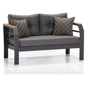  Erinoz Assento Anthracite Two Seater Sofa Grey 
