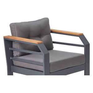  Erinoz Assento Single Seat Sofa - Gray-Anthracite 