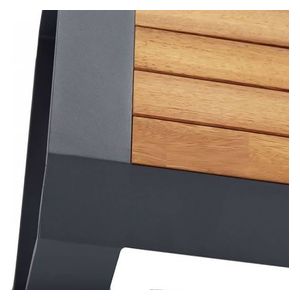  Erinoz Assento Coffee Table With Ireco Top - Anthracite 