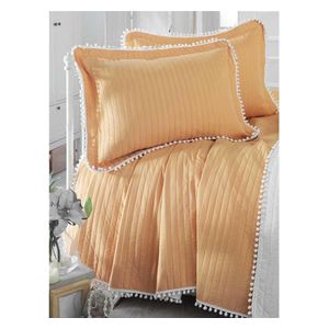 طقم ملاءات سرير 180*250 سم - خردلي