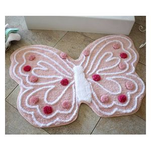  Chilai Home By Alessia Kelebek Pink Door Mat 
