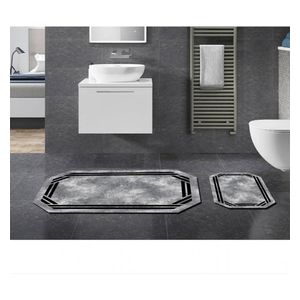  ممسحة مدخل الباب عدد2 60×100سم لون أسود 