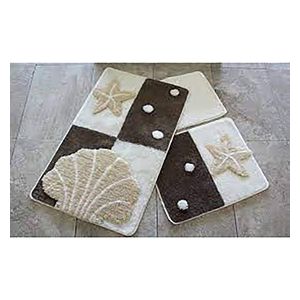  Chilai Home By Alessia Starfish Brown 3-Pieces Mat 