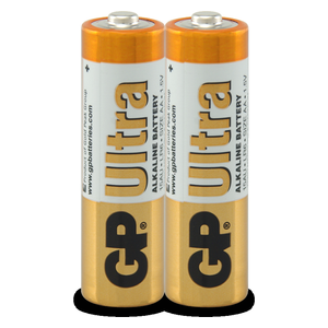  GP Ultra Alkaline Battery AA LR6 1.5V - 2 Pieces 