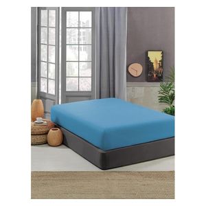  ملاءة سرير 200*200 سم - ازرق 