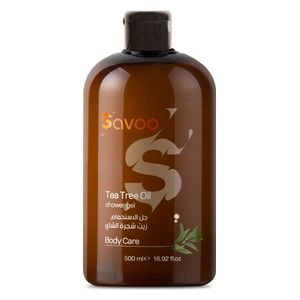  Savoo With Tea Tree Oil Gel Shower, 500ml 