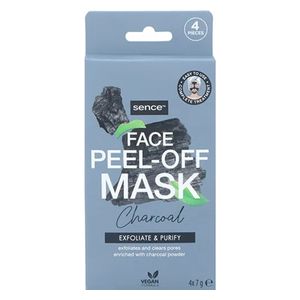  سينس بيوتي قناع تقشير الوجه بالفحم 4*7 غم 