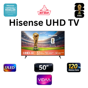  Hisense 50-Inch 50A61N Series - Smart - 4K - LED - 60Hz - 2024 Model 