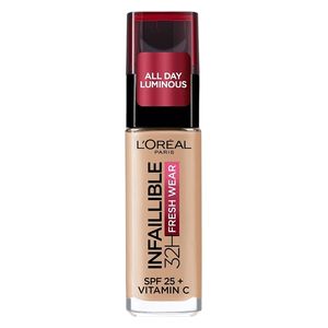  LOreal Paris Infaillible 32H Fresh Wear Foundation - 125 Warm, 30 ml 