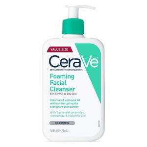  CeraVe Foaming Facial Cleanser, 473 ml 
