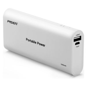 Pisen TS-D188 - 10000mah - Power Bank - White