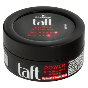 Schwarzkopf Taft Power Hair Wax - provides strong hold and humidity resistance while keepin, 75 ml 