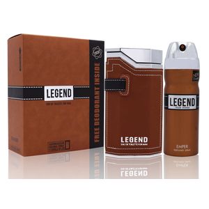  Legend by Emper for Men & Legend Deodorant - Eau de Parfum, 100ml 