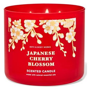  Japanese Cherry Blossom 3 Wick Scented Candle 411 g - Bath & Body Works 