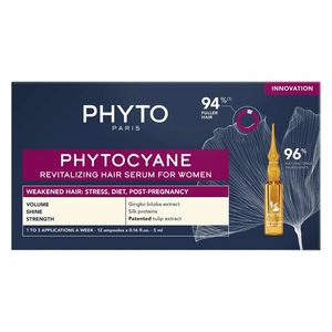  Phytocyane Reactional Hair Loss Treatment for Women 12*5 ml - Phyto 