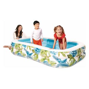  Intex Tropical Swim Center Family Inflatable Pool - 2.29 x 1.52m - Multi color 