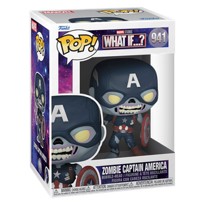  Funko Pop Marvel What If - Zombie Captain America - 941 