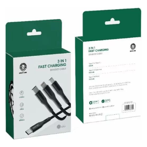 Green GN3IN1CCBK - Cable 3 in 1 - 1.2 m