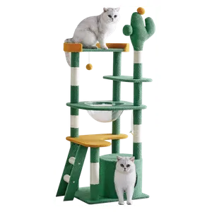 شجرة وبرج كبيران للقطط - 143 سم