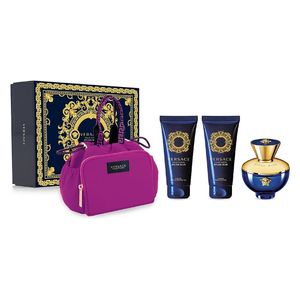  مجموعة هدايا للنساء عطر ديلان بلو بور فيم 4 قطع - فيرساتشي 
