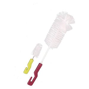  Bottle Brush with Sponge and Rotating Handle 