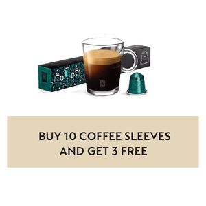  Nespresso - Original Coffee Capsules - Stockholm Fortissio Lungo - 10 Boxes of Coffee Capsules + 3 Free Boxes 