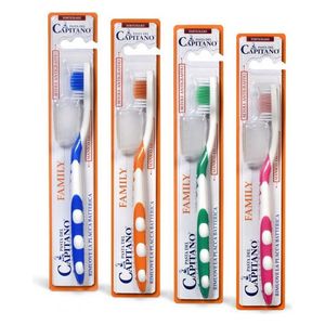  Family Toothbrush Hard 4 PCS-Capitano 