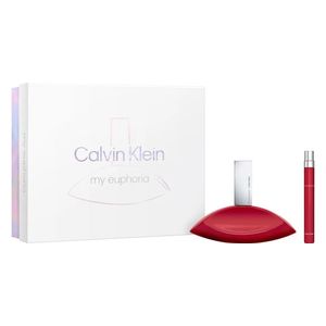  Calvin Klein My Euphoria Perfume Set for Women with Mini Perfume 